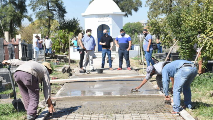 Resistencia: el Municipio continúa con los trabajos en el Cementerio Israelita a través del sistema de “Esfuerzo Compartido”
