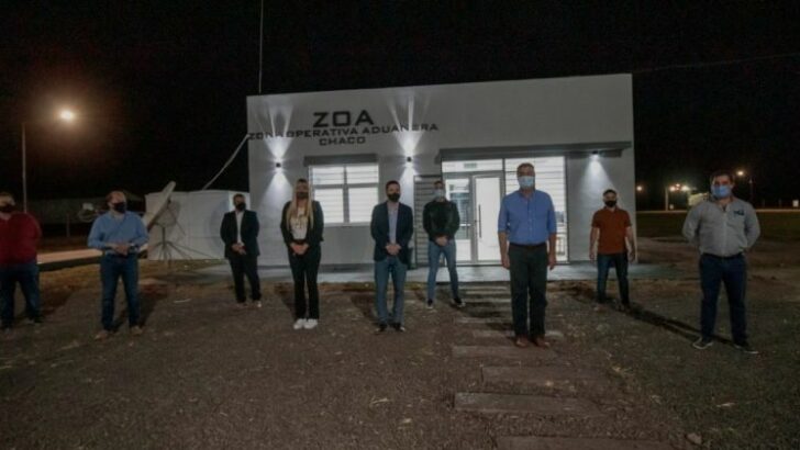 Sáenz Peña: Capitanich inauguró remodelaciones en las oficinas de la zona operativa aduanera