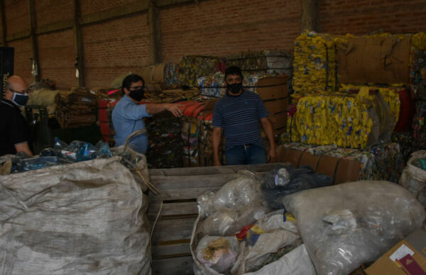 Resistencia: Gustavo Martínez verificó el funcionamiento de la separación de residuos del área metropolitana