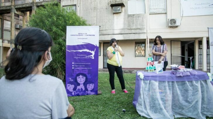 Analía Rach Quiroga acompañó la inauguración de la sede de la fundación Mujeres Creciendo