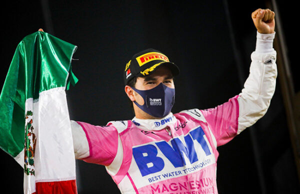 Checo Pérez consiguió su primera victoria en la F1 2
