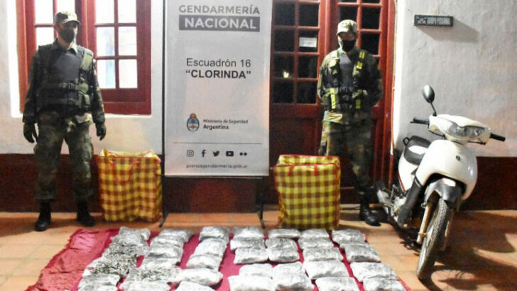 Formosa: secuestran más de 22 kilos de marihuana de una vivienda
