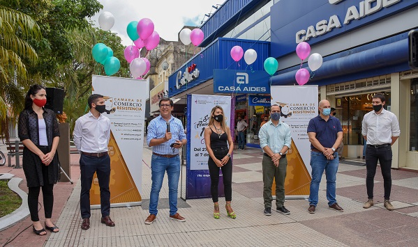 143° Aniversario de Resistencia: Gustavo Martínez y comerciantes presentaron actividades gastronómicas y culturales