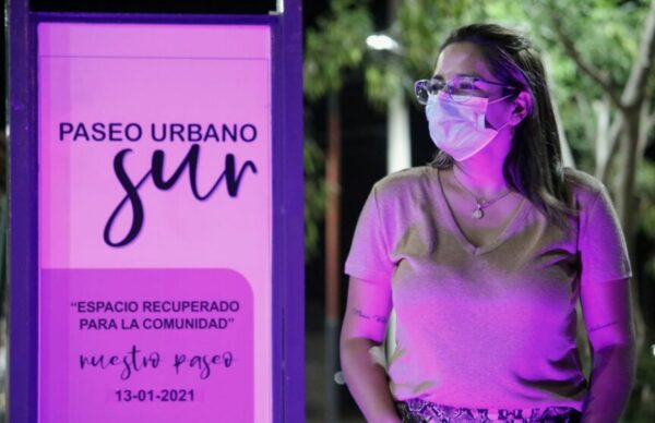 Magda Ayala inauguró junto a Capitanich el Paseo Urbano Sur
