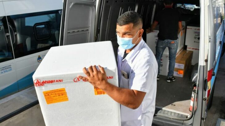 Chaco recibió 10.800 dosis de la vacuna Sinopharm