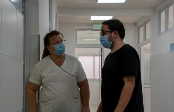 En Sáenz Peña, constataron la obra del Hospital Odontológico, próxima a inaugurarse 1