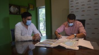 General Pinedo: Lotería Chaqueña y el municipio suscribieron un convenio para la remodelación del Complejo “Aledo Luis Meloni”