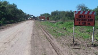 Castelli: Vialidad Provincial trabaja en la ruta Juana Azurduy