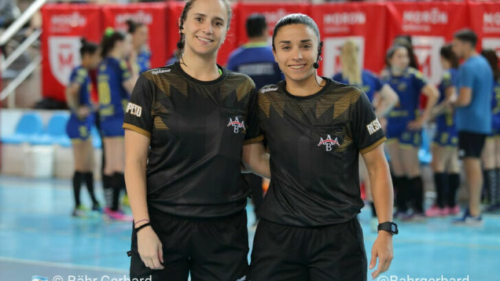 Paolantoni y García la dupla de arbitraje de handball que harán historia en los Juegos Olímpicos