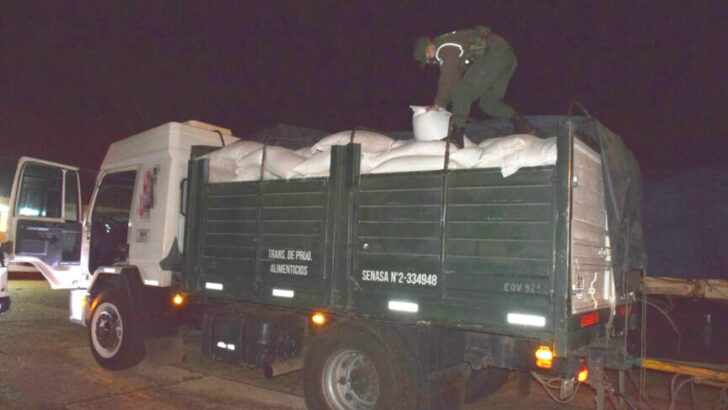 Contrabando de Granos en Corrientes: Gendarmería secuestró 28 toneladas de soja y 7 de maíz
