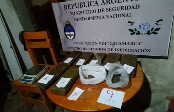 DCatamarca: Gendarmería desbarató banda narco 1