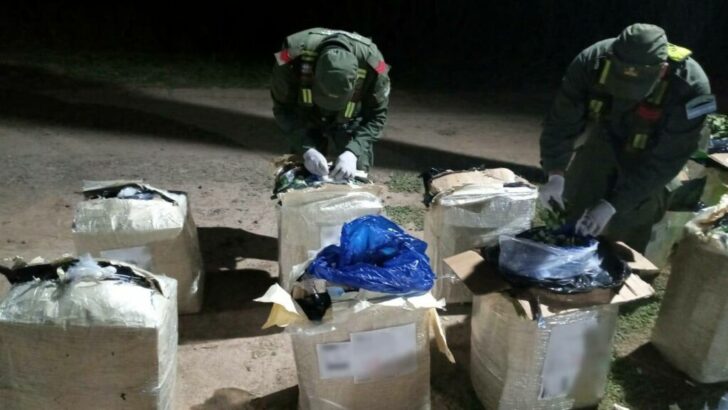 Formosa: Gendarmería secuestró mercadería y hojas de coca valuados en más de 17 millones de pesos