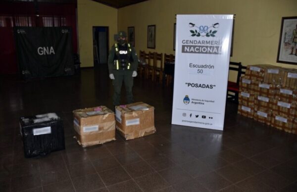 Narco encomienda en Posadas: Gendarmería secuestró 45 kilos de marihuana