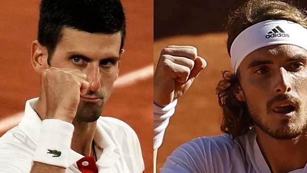 Djokovic y el griego Tsitsipas la gran final de Roland Garros