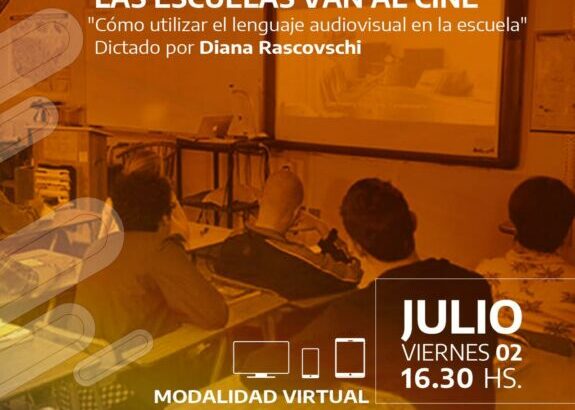 Invitan al taller virtual “Cómo utilizar el lenguaje audiovisual en la escuela”