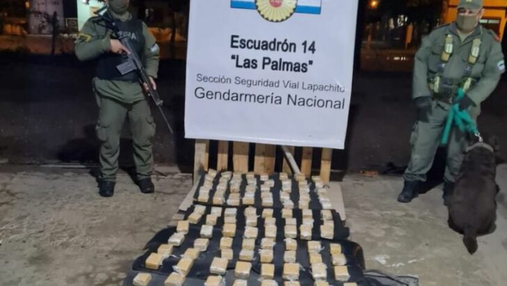 Las Palmas: detectaron poco más de 27 kilos de marihuana escondidos en el torpedo de un auto