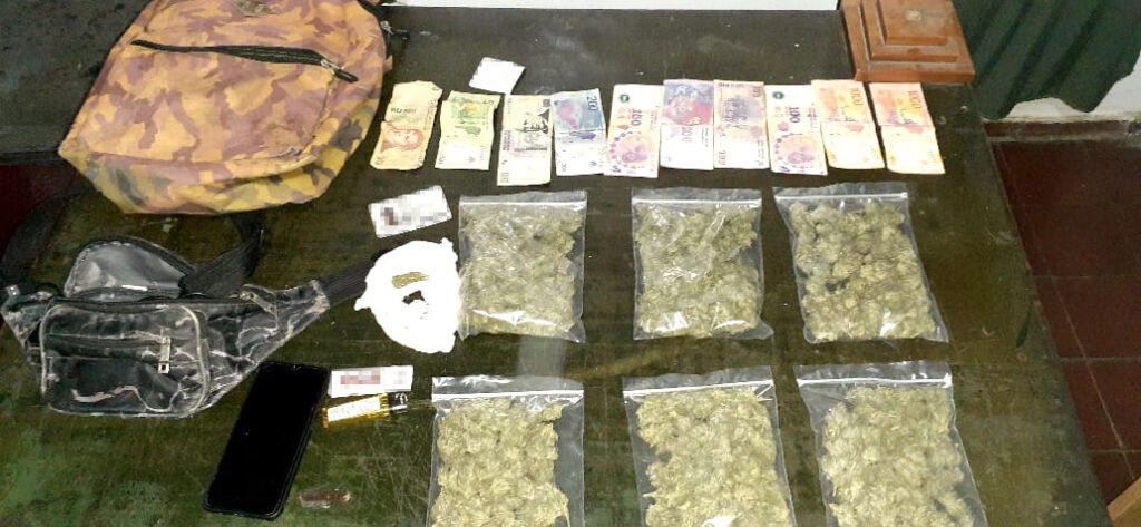Mendoza: Gendarmería detuvo a pasajero con marihuana en su mochila