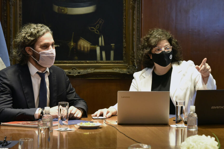 Santiago Cafiero acusó a la oposición de tener una actitud de "obstrucción" y no hacer ni proponer "nada" para aliviar la pandemia 1