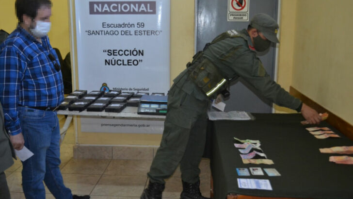 Santiago del Estero: Gendarmería decomisó más de 21 kilos de cocaína