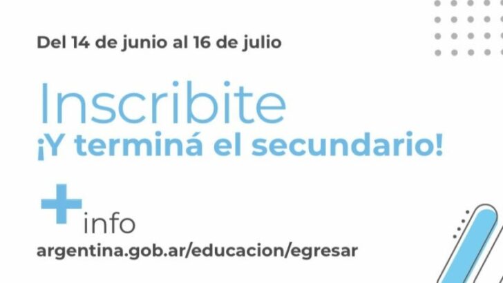Becas Egresar: los estudiantes secundarios pueden inscribirse hasta el 16 de julio