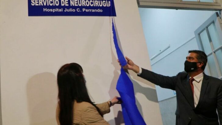 Capitanich inauguró las obras de refacción del sector de Neurocirugía del Hospital “Julio C. Perrando”