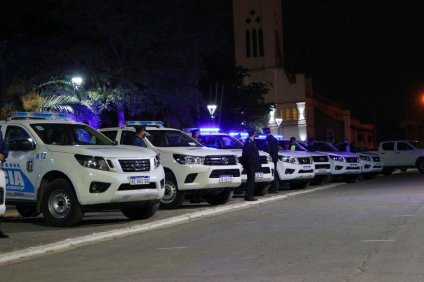 En Charata, Capitanich entregó móviles policiales para 5 localidades del sudoeste 3