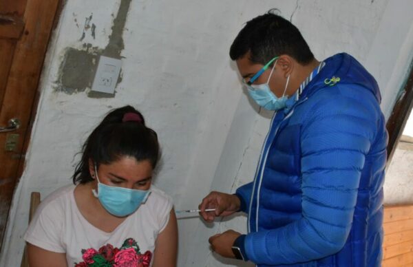 Paraje Las Hacheras: se llevó a cabo una jornada intensiva de vacunación contra  Covid 19