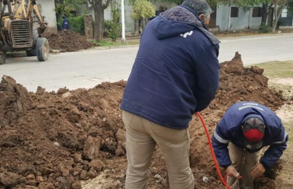 Sáenz Peña: Sameep realiza obras para mejorar los servicios de agua y cloaca