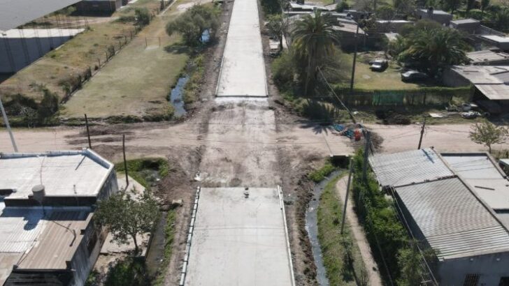 Villa Ángela: avanza la pavimentación de 16 cuadras