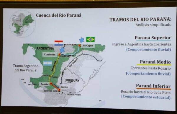Bajante histórica del Paraná: Capitanich y Cafiero delinearon acciones ante la crisis hídrica 1
