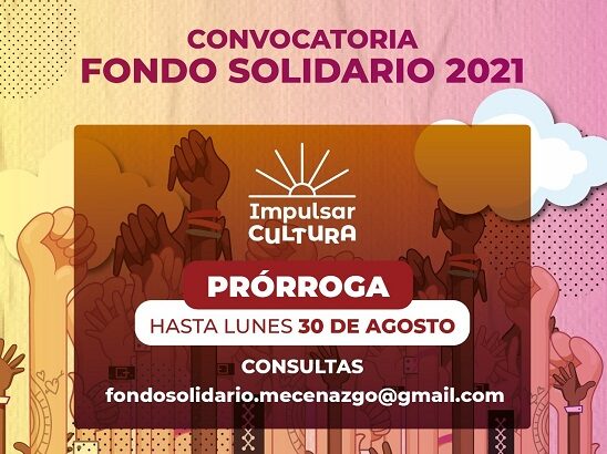 Fondo Provincial Solidario 2021: se prorrogó la primera convocatoria