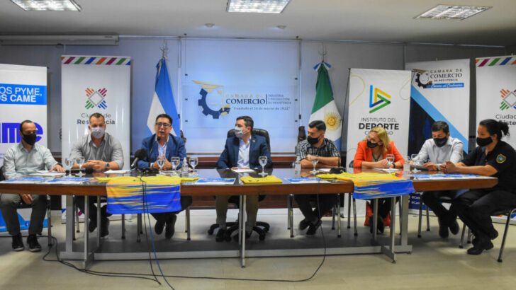 Gustavo Martínez acompañó a la Cámara de Comercio en el anuncio de la cuarta Maratón Solidaria