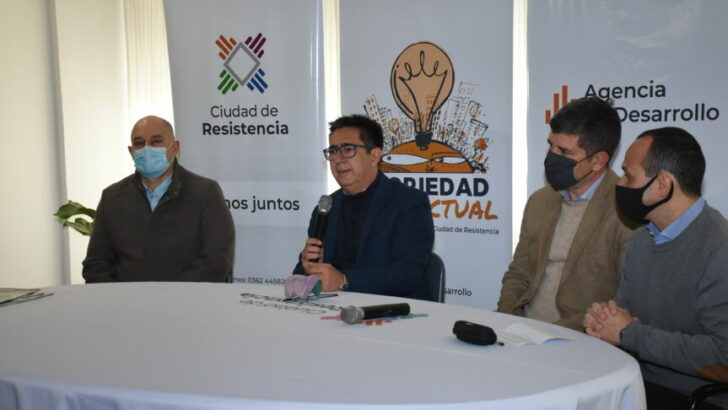 Gustavo Martínez y la Agencia de Desarrollo de Resistencia presentaron el Programa de Propiedad Intelectual
