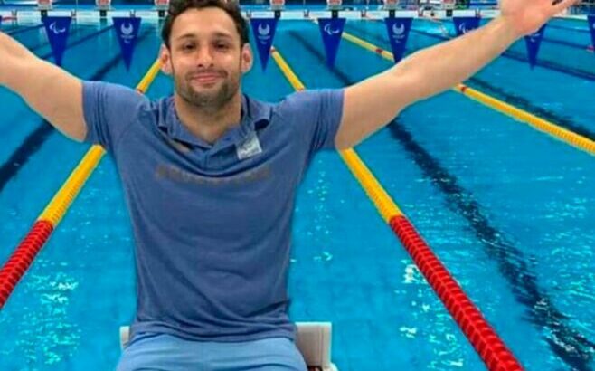 Juegos Paralímpicos: Pipo Carlomagno ganó una medalla de plata en natación