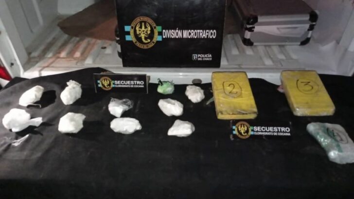 Interceptaron un cargamento de cocaína en plena distribución