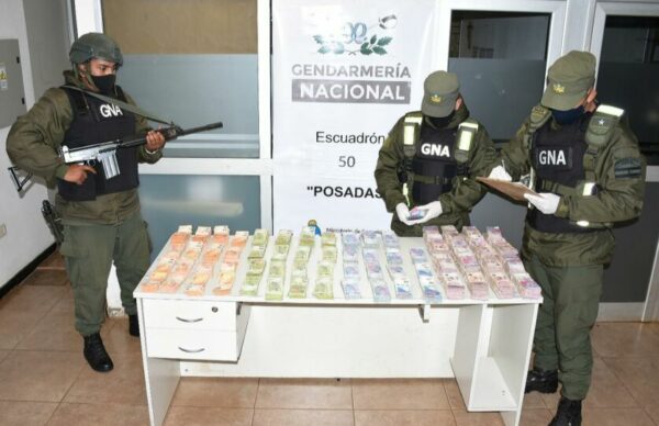 Lavado de activos en Misiones: Gendarmería decomisó 3.729.800 de pesos 1