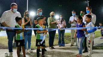 Margarita Belén: Capitanich inauguró la Plaza del Encuentro