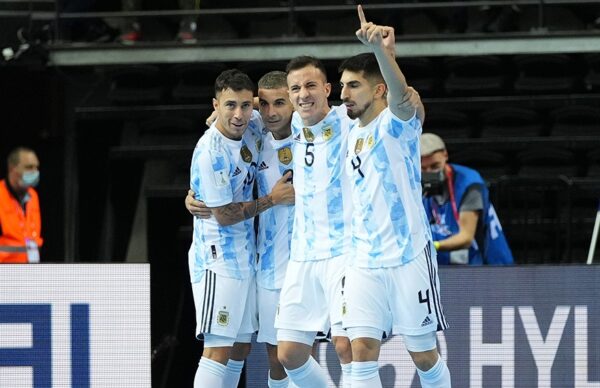 Mundial de futsal: Argentina le ganó a Brasil y es finalista 3