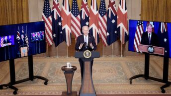 Para enfrentar a China, EEUU, Reino Unido y Australia anunciaron un histórico pacto