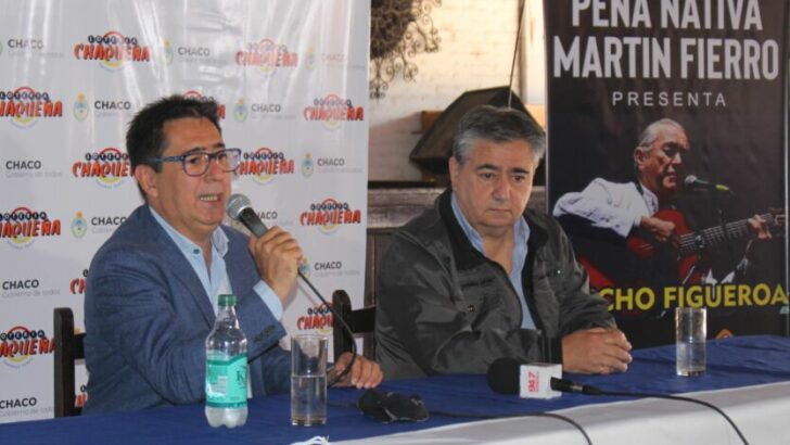 Anunciaron la presentación de Pancho Figueroa en la Peña Martín Fierro, y el intendente Gustavo Martínez dijo presente