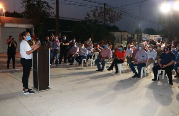 Barranqueras: Magda Ayala y Capitanich inauguraron 9 cuadras de pavimento de la avenida San Martin 1