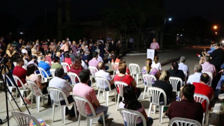 Barranqueras: Magda Ayala y Capitanich inauguraron 9 cuadras de pavimento de la avenida San Martin