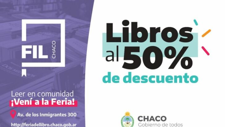 Continúa la Feria Iberoamericana del Libro, con descuentos del 50% para la compra de ejemplares