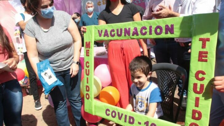 Covid 19 en Chaco: se inició la vacunación a niños y niñas priorizadas de entre 3 y 11 años