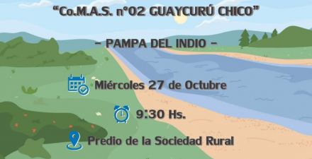 El miércoles quedará conformada la comisión del manejo de agua y suelo del Guaycurú Chico 1