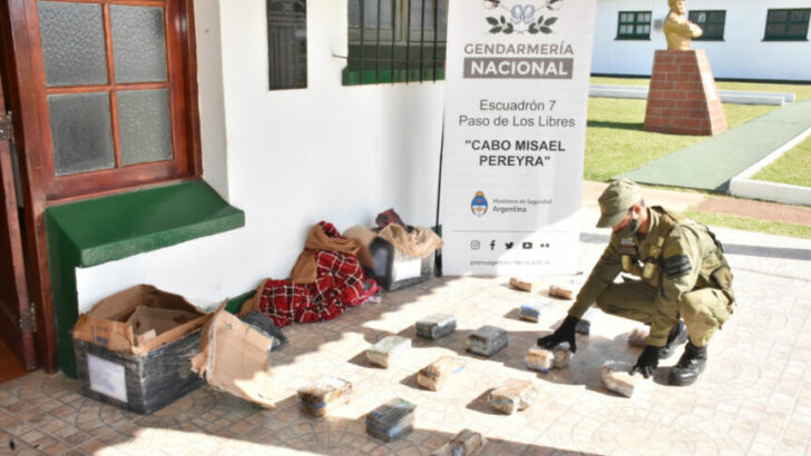 Narcoencomiendas en Corrientes: Gendarmería decomisó más de 24 kilos de marihuana