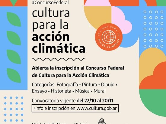 Se encuentra abierto el Concurso Federal de Cultura para la Acción Ambiental