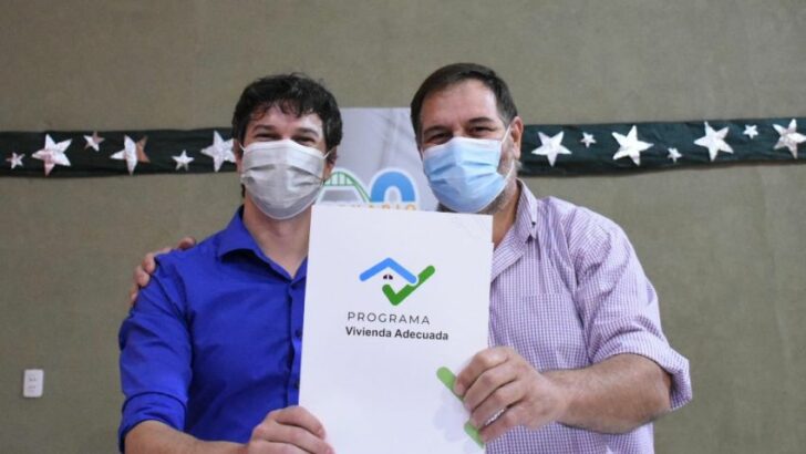 En Corzuela, el Gobierno entregó 40 tarjetas del Vivienda Adaptada y construirá 72 nuevos hogares
