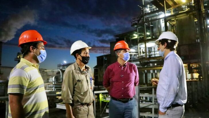 Energía renovable: Capitanich recorrió la planta industrial Indunor- Sersa en La Escondida
