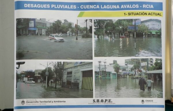 Licitaron la obra de desagües de la Laguna Ávalos: “será una solución definitiva para el centro de Resistencia”